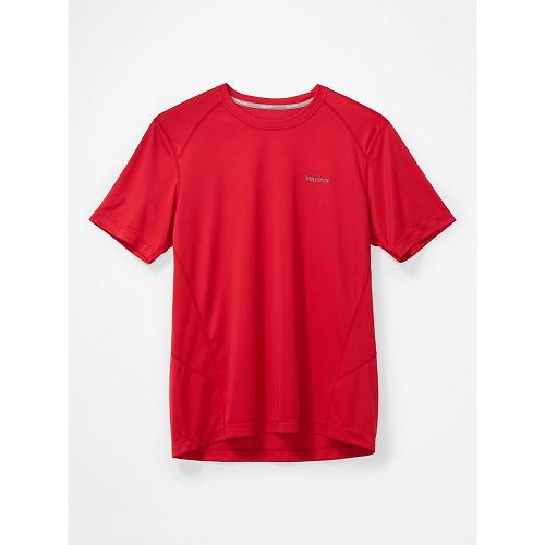 Marmot Windridge T-Shirts For Mens Red Yellow VGB364079